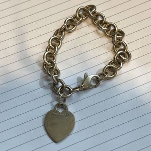 Tiffany & Co Heart Charm Bracelet